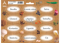 Arkus Naklejek na Słoiki Juta Druk Bazyliszka 22 x 16 cm SK