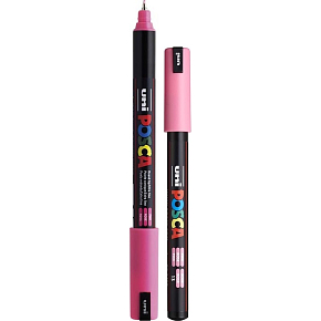 Posca Uniwersalny akrylowy pisak 0,7 mm Różowy PC-1MR