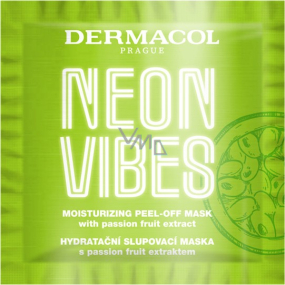 Dermacol Neon Vibes hydratační slupovací maska s passion fruit extraktem 8 ml Dermacol Neon Vibes hydratační slupovací maska s passion fruit extraktem 8 ml