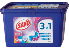 Savo Bez chloru Color 3w1 żelowe kapsułki do prania kolorowego 14 sztuk 378 g