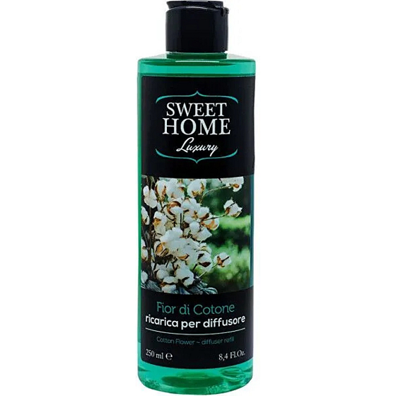 Sweet Home Cotton Flower - Květ bavlny náhradní náplň do difuzéru 250 ml