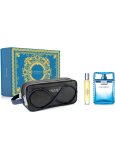 Versace Eau Fraiche Man woda toaletowa 100 ml + woda toaletowa miniatura 10 ml + kosmetyczna torba, zestaw prezentowy dla mężczyzn