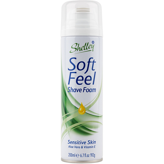 Shelley Soft Feel piana do golenia dla wrażliwej skóry dla kobiet 200 ml