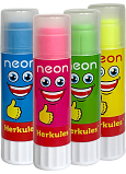 Herkules neonowy klejący baton, różne kolory, 15 g