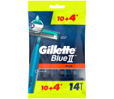 Gillette Blue II Plus jednorázová maszynka do golenia dla mężczyzn 14 sztuk