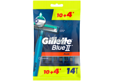 Gillette Blue II Plus jednorázová maszynka do golenia dla mężczyzn 14 sztuk