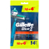 Gillette Blue II Plus jednorázová maszynka do golenia dla mężczyzn 14 sztuk