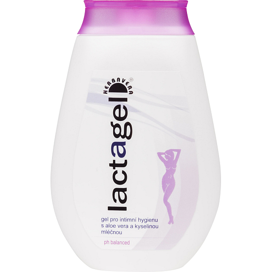 Herbavera Lactagel z żelem Aloe Vera do higieny intymnej, 250 ml