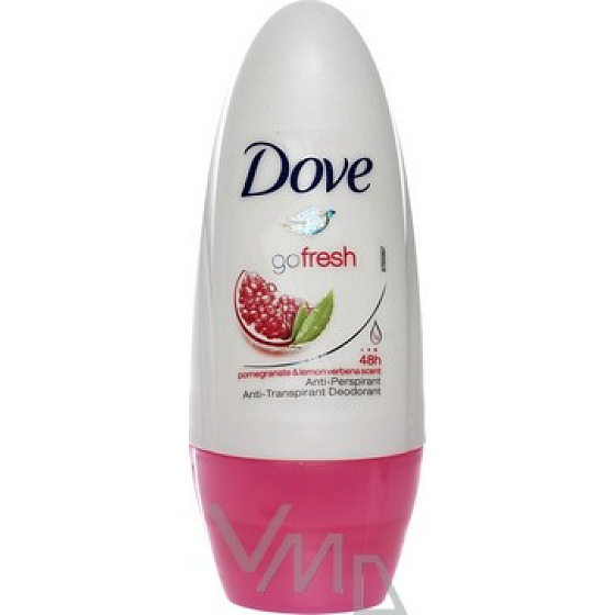 Dove Go Fresh Revive Granátové jablko & Verbena kuličkový antiperspirant deodorant roll-on pro ženy 50 ml