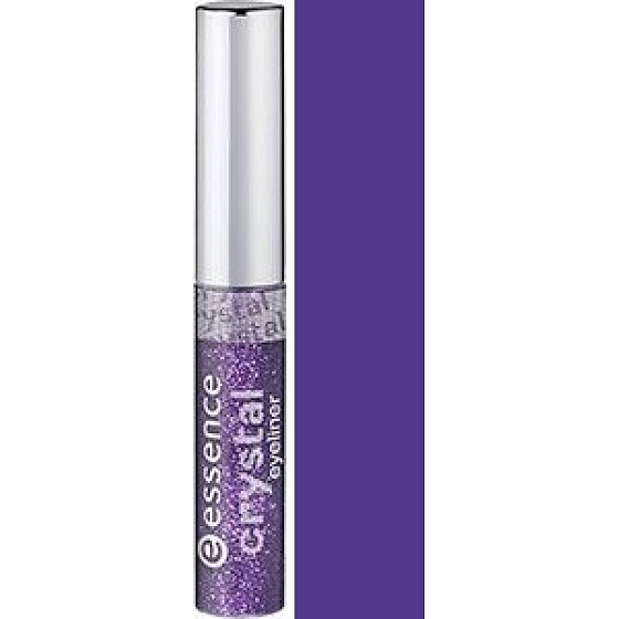 Essence Crystal Eyeliner krystalové oční linky 04 Sparkling Purple 4 ml