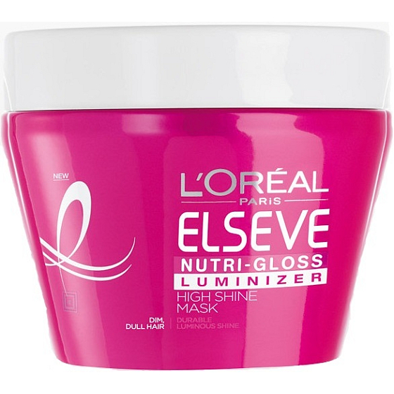 Loreal Paris Elseve Nutri Gloss Luminizer maska na vlasy pro oslnivý lesk 300 ml