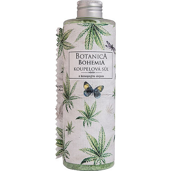 Bohemia Gifts Botanica Konopný olej sůl do koupele 300 g
