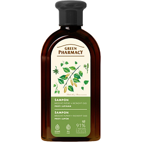 Green Pharmacy szampon przeciwłupieżowy z brzozą i olejem rycynowym 350 ml