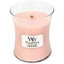 WoodWick Coastal Sunset - Západ slunce na pobřeží vonná svíčka s dřevěným knotem a víčkem sklo střední 275 g