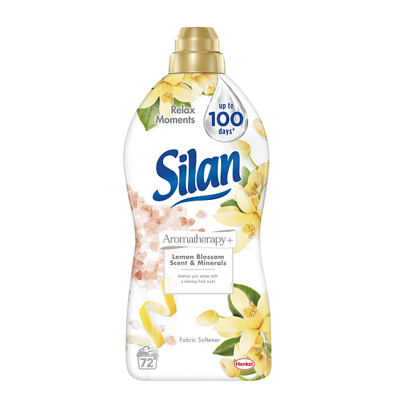 Silan Aromatherapy Lemon Blossom Scent & Minerals avivážní prostředek koncentrát 72 dávek 1,8 l