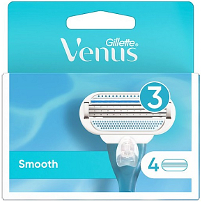 Gillette Venus Smooth wkłady wymienne 4 sztuki, dla kobiet