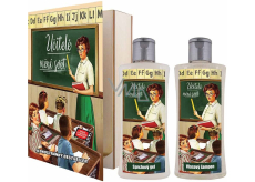 Bohemia Gifts Żel pod prysznic 250 ml + szampon do włosów 250 ml, książka kosmetyczna zestaw