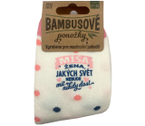 Albi Bambusowe skarpetki Míša, rozmiar 37 - 42