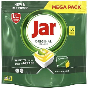 Jar Original All in One Cytrynowe kapsułki do zmywarki 100 sztuk
