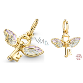 Zawieszka ze srebra próby 925 Harry Potter - Klucz do pokoju, zawieszka do bransoletki