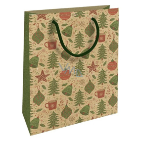 Niekupiona dziurkowana torba kraftowa 25 x 8 x 19 cm Dzwoneczki Niekupiona dziurkowana torba kraftowa 25 x 8 x 19 cm Dzwoneczki