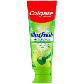 Colgate Max Fresh Fruit Fusion Zesty Lime orzeźwiająca pasta do zębów o smaku cytrusowym 75 ml