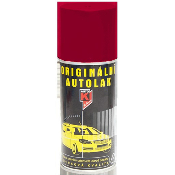 Kwasny Auto-K Color Škoda, oryginalna farba samochodowa w sprayu, 8150 czerwień tornado, 150 ml
