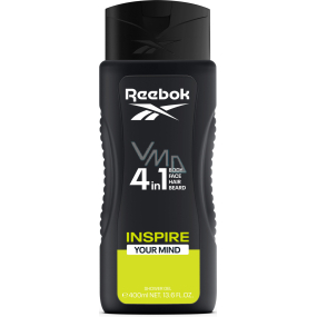 Reebok Men Inspire Your Mind sprchový gel 4v1, 400 ml Reebok Men Inspire Your Mind sprchový gel 4v1, 400 ml