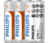 Baterie Philips Longlife 4 ks AAA R03 1,5V