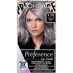 L'oreal Paris Préference Vivid Colors farba do włosów, Smokey Grey 9.112
