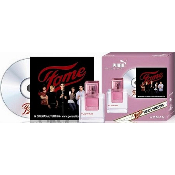 Puma Flowing Woman toaletní voda 20 ml + CD, dárková sada