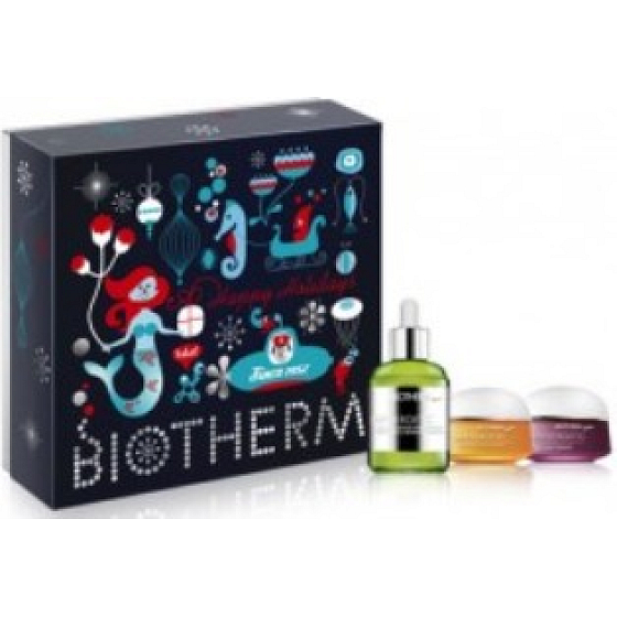 Biotherm Skin Ergetic sérum 50 ml + denní krém 15 ml + noční krém 15 ml, kosmetická sada