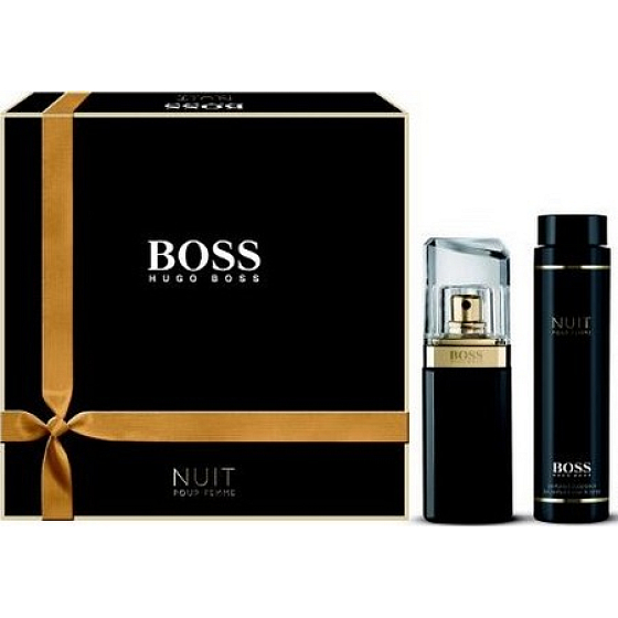 Hugo Boss Nuit pour Femme parfémovaná voda 50 ml + tělové mléko 100 ml, dárková sada