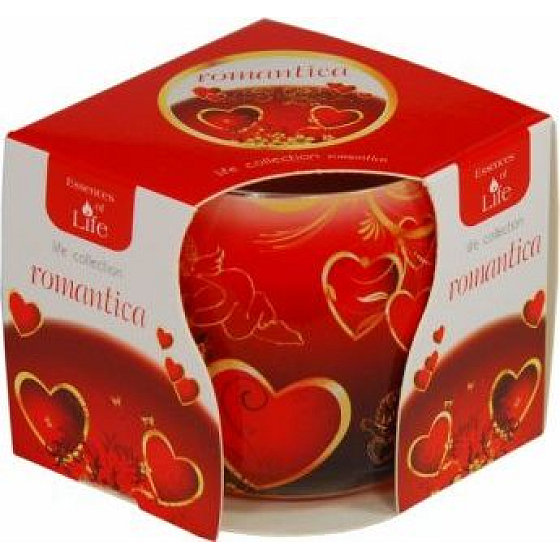 Essences of Life Romantica aromatická svíčka ve skle 100 g