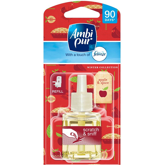 Ambi Pur Apple & Spice elektrický osvěžovač vzduchu náplň 20 ml
