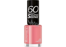 Rimmel London 60 Seconds Super Shine Nail Polish lak na nehty 405 Różowy Libertyn 8 ml