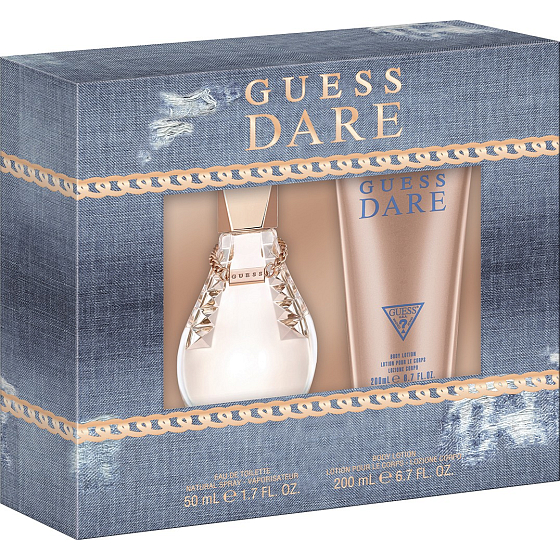 Guess Dare toaletní voda pro ženy 50 ml + tělové mléko 200 ml, dárková sada