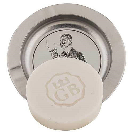 Bohemia Gifts Ručně vyráběné toaletní mýdlo s glycerinem na plechové podložce Gentleman 80 g