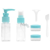 Zestaw podróżnych pojemników w plastikowym opakowaniu 3 x 50 ml