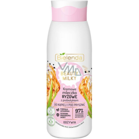 Bielenda Beauty Milky Różowe mleko z probiotykami nawilżające mleko pod prysznic 400 ml Bielenda Beauty Milky Różowe mleko z probiotykami nawilżające mleko pod prysznic 400 ml