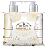 Cosmetica Fanatica Vanilla sprchový gel 250 ml + tělové mléko 250 ml + kovový zlatý stojánek, kosmetická sada