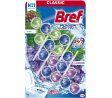 Bref Power Aktiv Pine & Lavender twardy blok do WC, 4× 50 g
