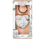 Me To You Kluczowa zawieszka metalowe serduszko Home 8,5 cm