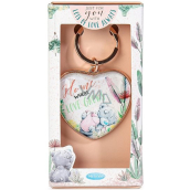 Me To You Kluczowa zawieszka metalowe serduszko Home 8,5 cm