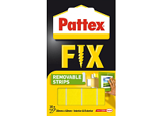 Pattex Fix taśmy dwustronne klejące, 20×40 mm, nośność do 2 kg, 10 sztuk