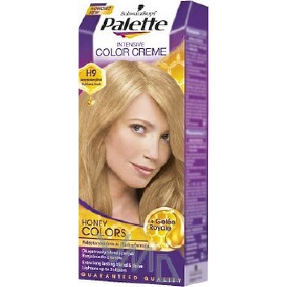 Schwarzkopf Palette Intensive Color Creme barva na vlasy odstín H9 Světle medově plavý