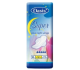 Oasis Super Plus Night Wings wkładki intymne z skrzydełkami 10 sztuk