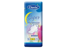 Oasis Super Plus Night Wings wkładki intymne z skrzydełkami 10 sztuk