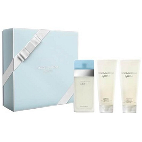 Dolce & Gabbana Light Blue toaletní voda 100 ml + tělový krém 50 ml + sprchový gel 100 ml, dárková sada Dolce & Gabbana Light Blue toaletní voda 100 ml + tělový krém 50 ml + sprchový gel 100 ml, dárková sada