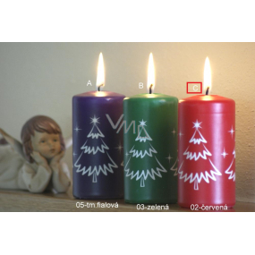 Lima Stromeček s vůní svíčka červená válec 50 x 100 mm 1 kus